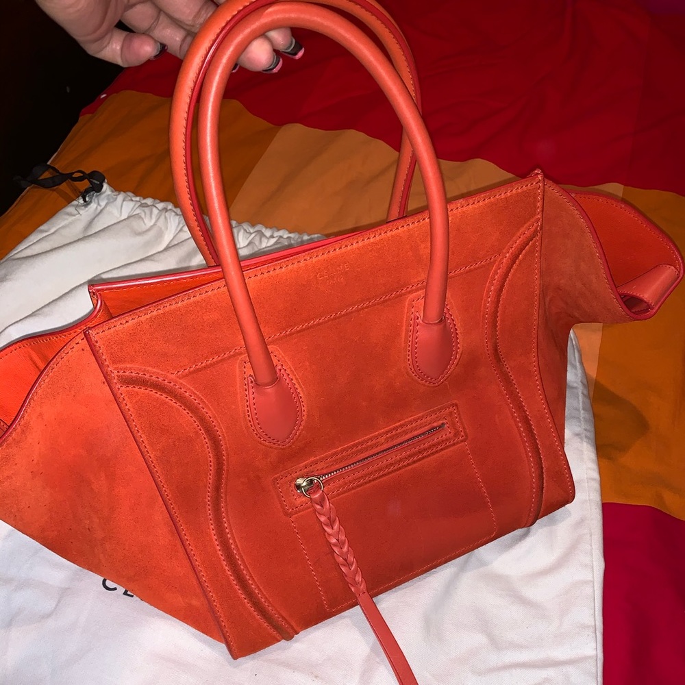Suede on the outside leather in the inside